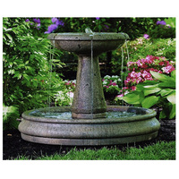 Fontaine de jardin d'eau en pierre de granit de taille personnalisée de haute qualité pour les applications hôtelières