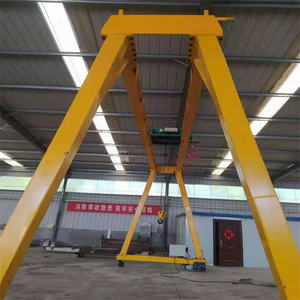 خفيفة الوزن الهيكل الصلب السفر المحرك المنقولة 5 طن الكلمة الصغيرة المحمولة شعاع رافعة جسرية - Product Image 6