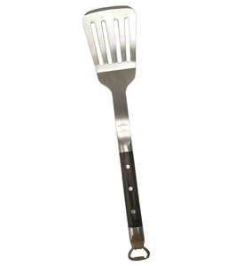 Outils de cuisson pour <span class=keywords><strong>barbecue</strong></span> avec manche en <span class=keywords><strong>bois</strong></span> coloré, en acier inoxydable 430, 10 pièces - Product Image 2