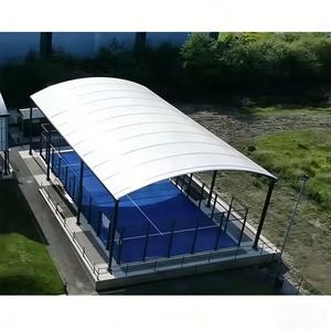 Nouveau design de terrain de padel, prix compétitif, terrain de padel individuel, vente flash, terrain de padel panoramique de 10*20m à vendre - Product Image 3