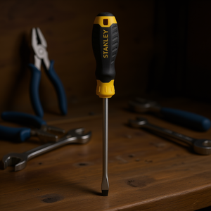 Destornillador Stanley de 6 pulgadas con mango acolchado de cabeza plana - Product Image 3