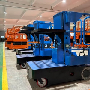 アンナ駆動型ストッカーが小型トレイを持ち上げて自走式空中注文ピッカーを持ち上げる - Product Image 1