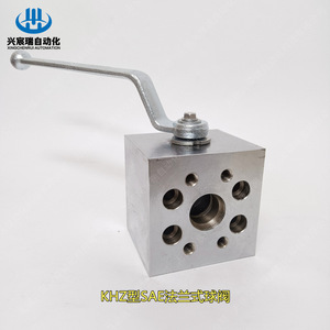 Vanne à boisseau sphérique à bride Khz Sae Dn13 Dn20 Dn25 haute pression, type rapide, structure intégrée - Product Image 5