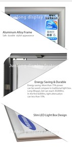 24 ''x 36'' <span class=keywords><strong>LED</strong></span> hộp Đèn khung hiển thị tường tùy chỉnh lightbox Acrylic quảng cáo siêu mỏng hộp đèn hiển thị - Product Image 6