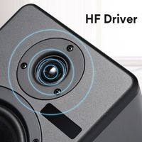 Haut-parleur actif professionnel de studio C5 pour DJ, enregistrement musical, moniteur de studio, amplificateur, équipement sonore 5, 6 et 8 pouces