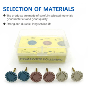 Kit de polissage dentaire de haute qualité pour le blanchiment des <span class=keywords><strong>dents</strong></span>, système de polissage diamanté 6 pièces/ensemble, brosse spirale pour les <span class=keywords><strong>dents</strong></span> - Product Image 4