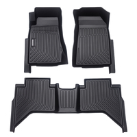 2011-2024 Accessoires de tapis de voiture de luxe anti-poussière Tapis de sol de voiture en caoutchouc tpe pour Isuzu Dmax 2024 tapis 5D