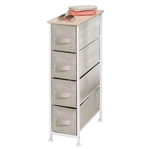 Pliable amovible 4 tiroirs non tissé de stockage chariot roulant organisateur - Product Image 4