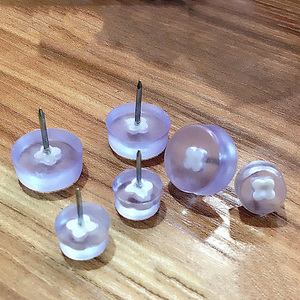 Goupilles de sol en caoutchouc transparent épaissies et durables, antidérapantes, pour pieds de meubles, table, chaise, protection contre le bruit, antidérapantes - Product Image 5