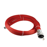 Tuyau d'aspiration flexible haute pression en TPU de 2,5 pouces avec raccord BSP Camlock pour évacuation d'eau, accessoire pour équipement de lutte contre l'incendie