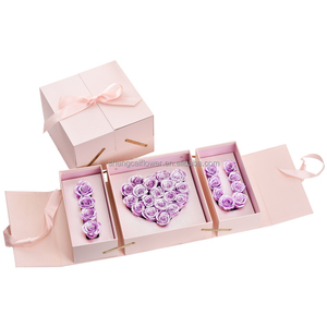 <span class=keywords><strong>Rosas</strong></span> preservadas <span class=keywords><strong>en</strong></span> caja Lover Eternal Rose Gift case "I Love You" <span class=keywords><strong>Rosas</strong></span> preservadas y plantas Box Set como regalo del Día de San Valentín - Product Image 5