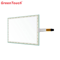 Pantalla táctil resistiva de 5 cables con capa de PET duradera Rendimiento estable para dispositivos integrados y equipos minoristas 10,4 pulgadas