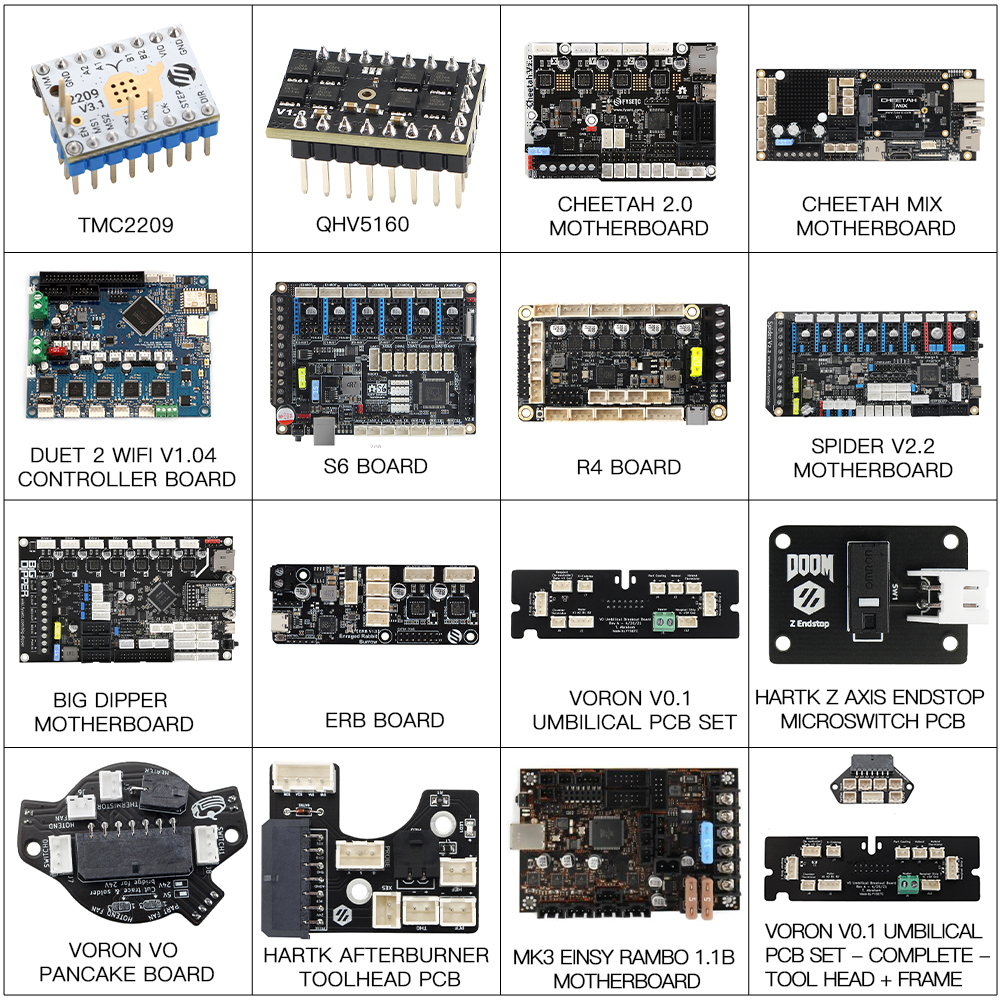 extruder fan nozzle sensor head bed motherboard 3d printer spare part accessories accesorios de piezas de impresora 3d