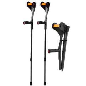 Muletas de Fibra de Carbono de 45 cm, Plegables y Ajustables, para Ancianos, Rehabilitación de Fracturas, Soporte para Caminar - Product Image 5