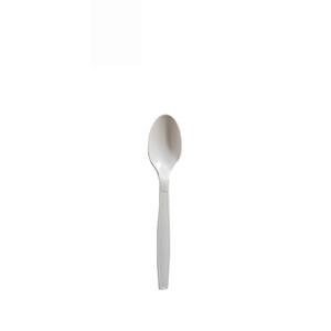 Cucchiaio Biodegradabile Monouso in CPLA 15,5 Cm Compostabile per Uso Esterno - Product Image 1