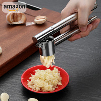 Presse-ail DOOSO en acier inoxydable 304, presse-ail en alliage de zinc, outil de cuisine manuel
