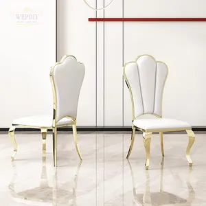 Modern mobilya düğün sandalyeleri istiflenebilir beyaz olay ziyafet sandalyeler toptan kral sandalye düğün