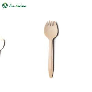 Nhà Máy bán hàng trực tiếp dùng một lần bằng gỗ sporks cho món tráng miệng