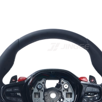 Volant sport en cuir style LCI pour mise à niveau, compatible G05 G20 G30 G2X G3X G8X F9X 2018-2024, intérieur carbone personnalisé