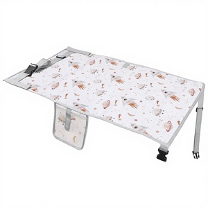 折りたたみ式防水ポリエステル製飛行機用シートエクステンダークッション、幼児・子供向け漫画デザインレッグレスト - Product Image 1