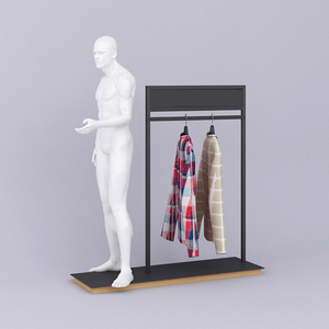 Moderno Exhibidor de Ropa Colgante, Soporte de Exhibición de Ropa para Tienda - Product Image 4