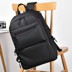 Laptop <b>Backpack</b> For Men Lightweight Business Travel Solid Color With Laptop Compartment Shoulder Straps Spring 2024 - Product Image 4