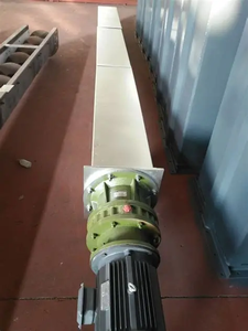 U-tipi vidalı konveyör-paslanmaz çelik asansör, çamur, granüller ve toz besleyici için milsiz burgu - Product Image 4