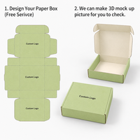Boîtes cadeaux de Noël personnalisées, boîtes d'expédition imprimées, emballage en carton ondulé pour vêtements, bougies et tasses