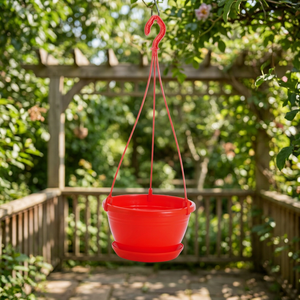 Macetas Colgantes de Plástico PE/HDPE de Alta Calidad de 8 Pulgadas para Uso en Interiores/Exteriores, Ecológicas, Exportadores al por Mayor de la India - Product Image 1
