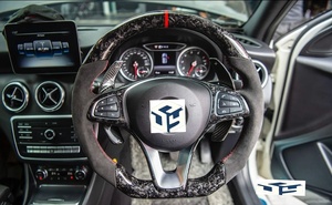 Conjunto de Volante de Fibra de Carbono 100% Real para Mercedes Benz AMG GT S 2021 2022 <span class=keywords><strong>2023</strong></span>, Reemplazo de Volante Antiguo por Nuevo - Product Image 4