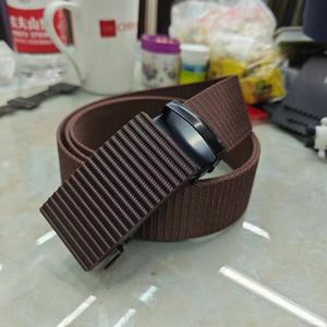 Ceinture en nylon automatique pour homme en alliage, polyvalente et durable, en toile pour activités de plein air, ceinture universelle en tissu - Product Image 6