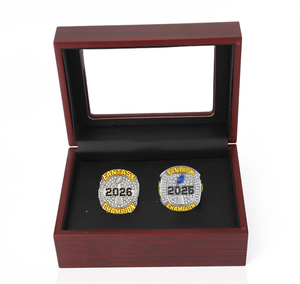 Новинка <span class=keywords><strong>2026</strong></span>: Ювелирное кольцо «Чемпионат по фэнтези-футболу», памятный подарок для фанатов - Product Image 1