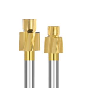 Fresa de Cabeza Cónica de Acero de Alta Velocidad M6-M16, Fresa de 4 Dientes con Recubrimiento de Titanio y Vástago Recto - Product Image 4