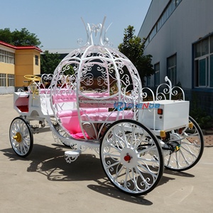 Carruaje de Caballos Eléctrico para Bodas, Carroza de Calabaza Clásica de Lujo, Económica - Product Image 3