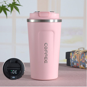 <span class=keywords><strong>Mug</strong></span> à café isotherme en acier inoxydable 304 avec affichage LED de la température - Product Image 2