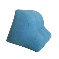 Nouvel oreiller de plage en forme de coin personnalisable en usine, gonflable, pliable, en mousse à mémoire de forme saine, pour le repos au bureau, les voyages