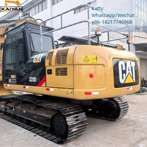 Excavatrice sur chenilles Caterpillar d'occasion 320D 320D2 320D2L 20 tonnes, pelle hydraulique avec moteur, prix avantageux - Product Image 2
