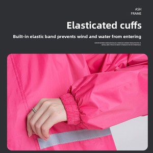 Conjunto de <span class=keywords><strong>Impermeable</strong></span> de Dos Piezas para Adultos, de Tela Oxford, para Uso en Vehículos Eléctricos, Estilo Grueso, con Franjas Reflectantes y <span class=keywords><strong>Capa</strong></span> <span class=keywords><strong>Impermeable</strong></span> de PVC - Product Image 4