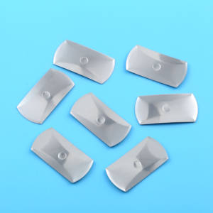 Domo de presión personalizado de fábrica OEM cúpula de metal de acero inoxidable en forma oblonga para teclado de metal - Product Image 3