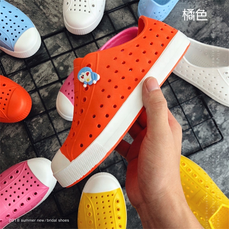 Unisex Kid's Jefferson Slip-On Lightweight Breathable Children Water Proof Sport Shoes Fashion Garden Clog Shoes