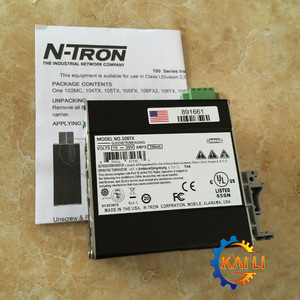 N-TRON 8-Port Industrial <b>Switch</b> 108TX 10/100/1000Mbps 24V DC For <b>Network</b> Applications - Product Image 3