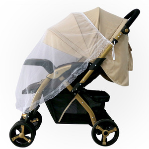 Mosquitera para cochecito de bebé, material de ratán blanco, uso para todas las estaciones, accesorio para cochecito de bebé - Product Image 5