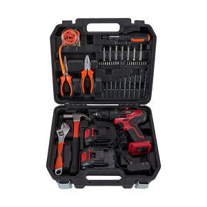 Electric Drill Tool Set 12v Lithium Battery Cordless With Case And Accessories - Product Image 1