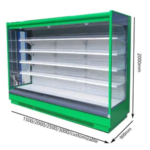 Congélateur vertical de réfrigération de supermarché Vente directe d'usine Affichage Refroidisseur réfrigérateurs d'affichage