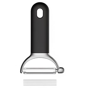 ที่ปอกผักแบบหมุนด้วยมือ - ที่ปอกมันฝรั่งใบมีดคมสแตนเลสพร้อมโครงสร้างหล่อขึ้นรูปแข็งแรง - Product Image 1