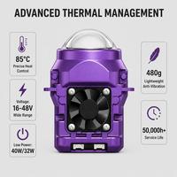 Großauftrags-Bestellung: Vibrationsresistentes Dreifachstrahl-Schwerlast-Projektormodul 6000K 24V 2600 Lumen 72W Universelle Passform Lang