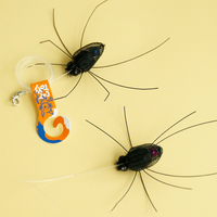 Nouveau jouet interactif pour chat, simulation d'insecte libellule en peluche et plumes, avec ligne de pêche et clochette