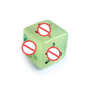 CY High Quality Glow Plastic Adult Game Sex Position <b>Dice</b> Luminous Love Sexual Sex <b>Dice</b> Set - Product Image 2