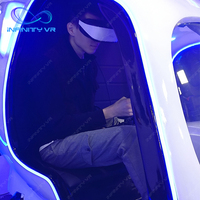 Nuevo Simulador de Helicóptero de Realidad Virtual 9D, Máquina de Cine VR, Juegos de Vuelo, Cabina de Control de Dirección Autónoma para Avión, en Venta