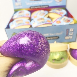 Juguetes blandos gigantes de dumpling, de subida lenta, pelota antiestrés para apretar con la mano, juguete de escritorio para aliviar el estrés, hecho de TPR, para edades de 5 a 7 años - Product Image 2